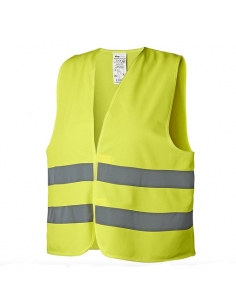Colete de segurança amarelo refletivo