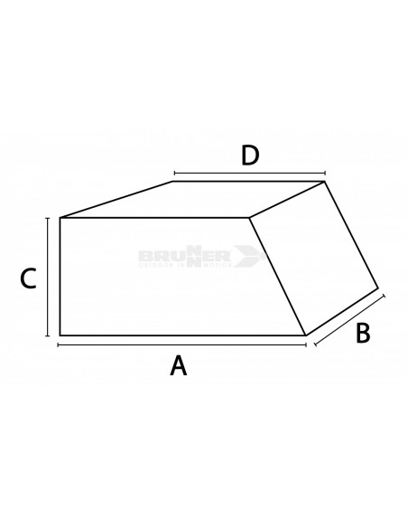 Protective cover for caravan 500 to 550 cm Brunner