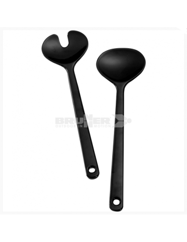 Cubiertos de ensalada de melanina Serenade. Brunner