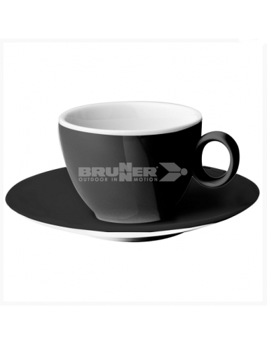 Set di tazze e piatto di caffè 10 cl melanina Serenata. Brunner