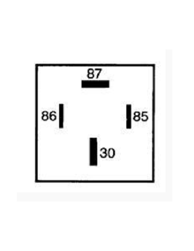 Relay 12V Hella 50A with 4 terminals