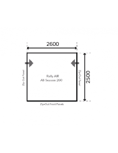 Fortschrittlicher Kampa Dometic Rally Air All-Season 260