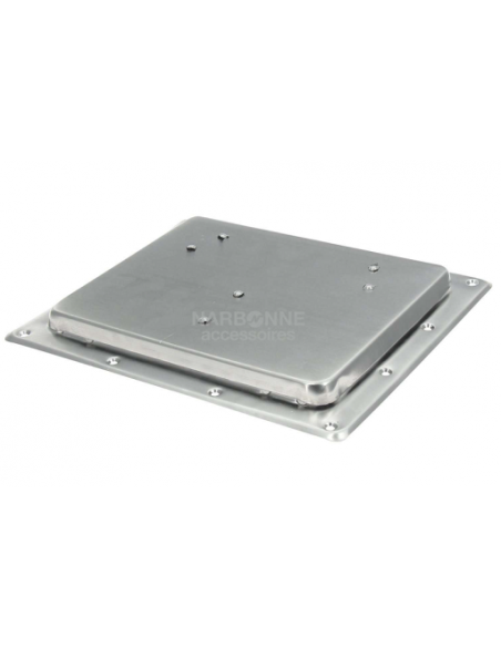 Mini lucernario in alluminio extra piatto 26.5 x 21 cm