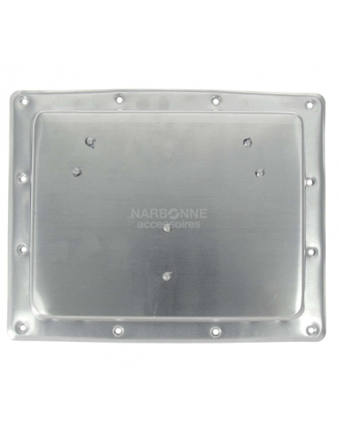 Mini lucernario in alluminio extra piatto 26.5 x 21 cm