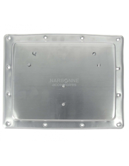 Mini lucernario in alluminio extra piatto 26.5 x 21 cm