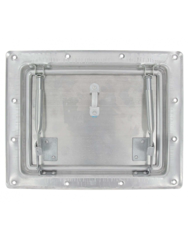 Mini lucernario in alluminio extra piatto 26.5 x 21 cm