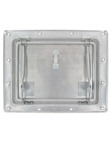 Mini lucernario in alluminio extra piatto 26.5 x 21 cm