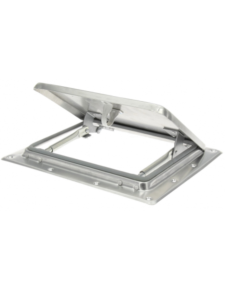 Mini lucernario in alluminio extra piatto 26.5 x 21 cm