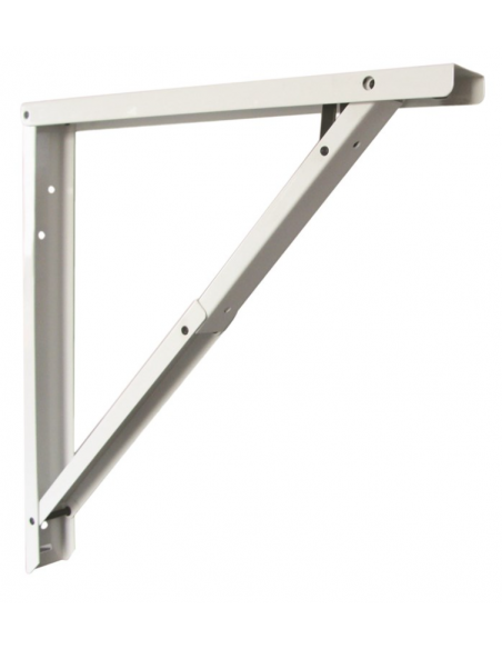 quadrado dobrável de aço branco de 40 cm