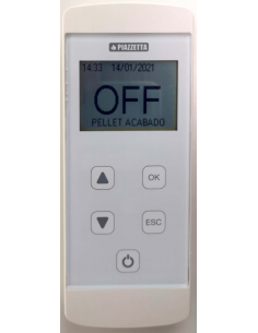Mando a distancia o telecomando GRF para estufas pellets Piazzetta