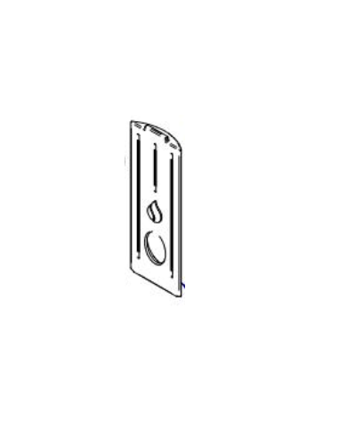 Rear or back deflector for Piazzetta P965TH P966TH Thermo-stove Hydro-stove