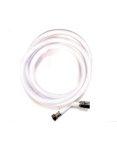 Flexo de ducha flexible 1/2" grifo - 3/8" ducha, 2'5 m