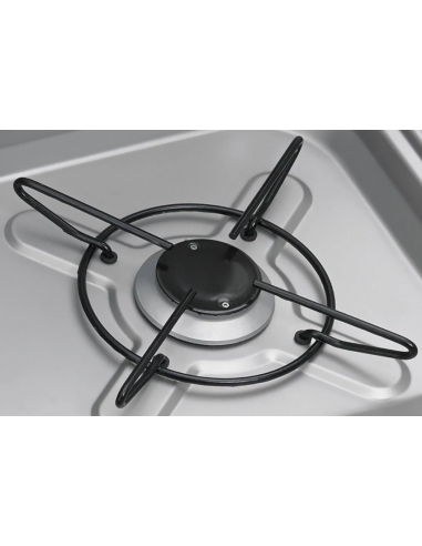 Cucina Dometic HBG 3445 di 3 fuochi con coperchio in vetro