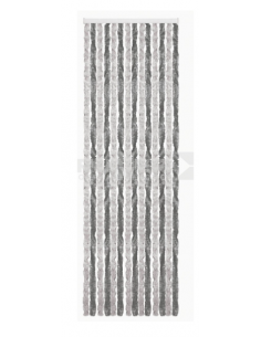 Cortina blanca y gris Acapulco Brunner 56 x 185 cm