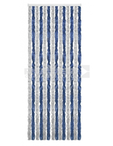 Cortina azul y gris Acapulco Brunner 56 x 185 cm