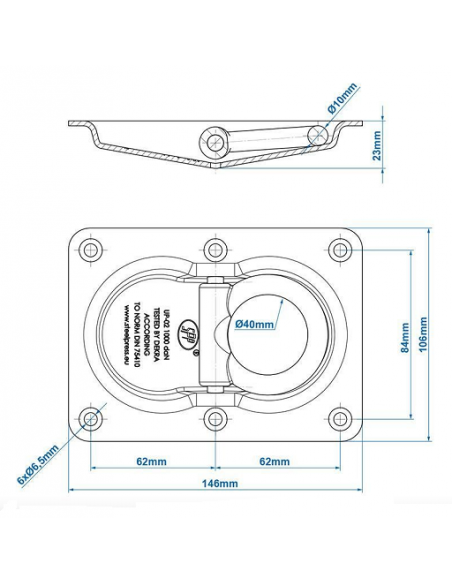 Anel de fixação duplo SPP UP-02