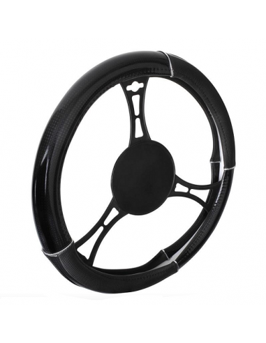 Couvre volant aspect carbone