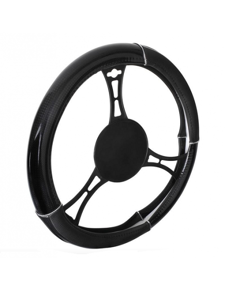 Couvre volant aspect carbone