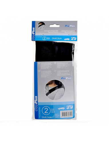 Protective covers for seat belts, set of 2 pieces