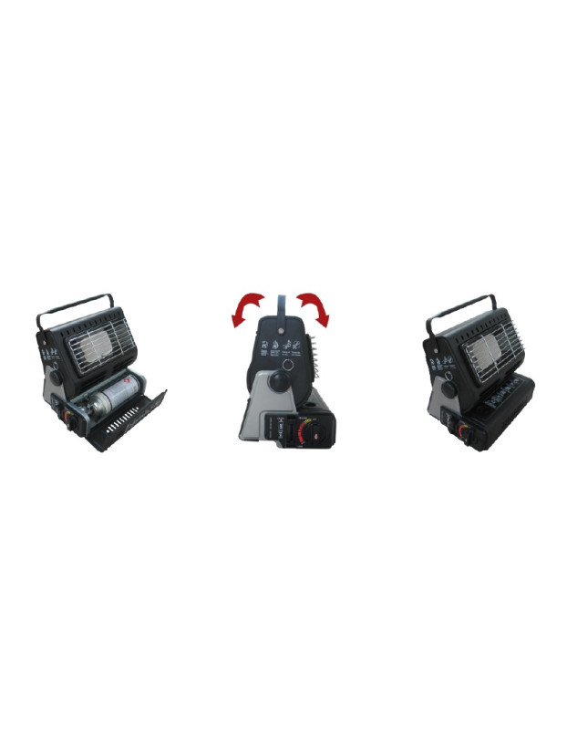 Chauffage au gaz portable Miralba pour le camping