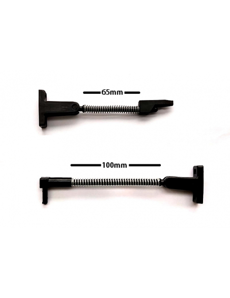 Black spring-loaded plastic compass for casement window Black spring-loaded plastic compass for casement window