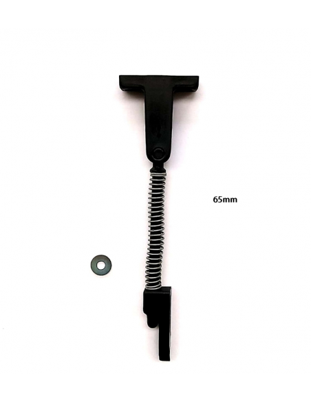 Black spring-loaded plastic compass for casement window Black spring-loaded plastic compass for casement window
