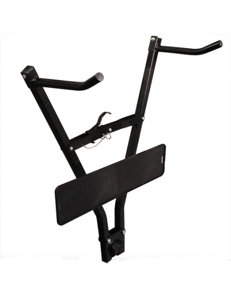 Porte-vélos Klick Fast II avec support de plaque d'immatriculation