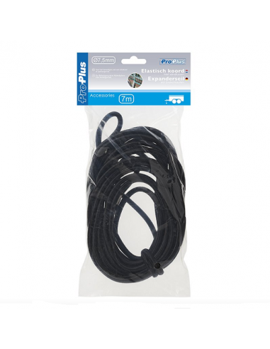 Cordon élastique 7M avec boucles aux extrémités