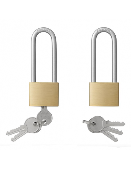Cadenas en laiton de 40 mm avec anse de 75 mm de long
