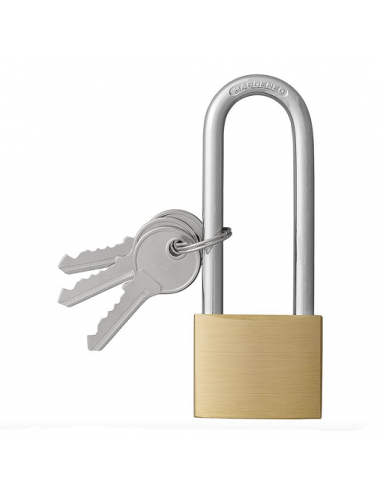 Cadenas en laiton de 40 mm avec anse de 75 mm de long