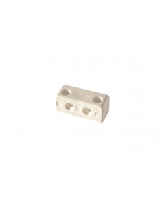 Escuadra anclaje blanca rectangular para mueble de caravana