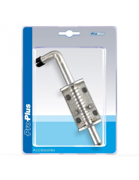 Spring latch with trailer door safety lock