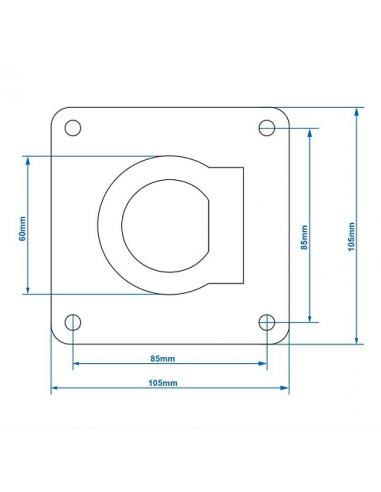 Individual fastening ring