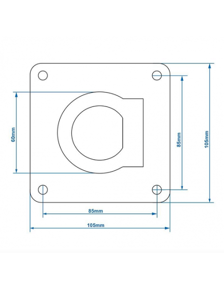 Individual fastening ring