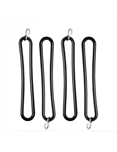 Rubber tensioner for S-hook fastening 4 uts