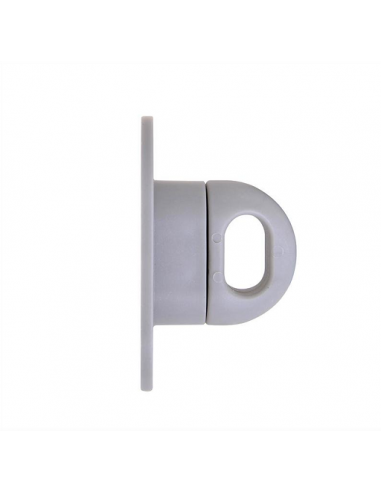 Mini anel de retenção de plástico oval x4