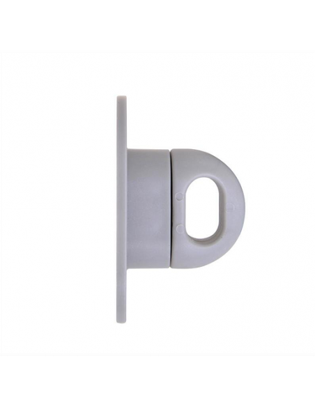 Mini anel de retenção de plástico oval x4