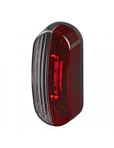 Luce di posizione a LED rossa/bianca sinistra