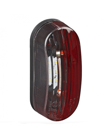 Luce di posizione a LED rossa/bianca sinistra