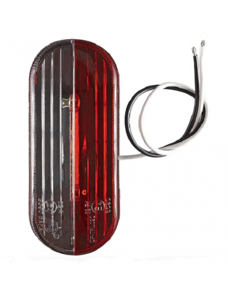 Luce di posizione a LED rossa/bianca sinistra