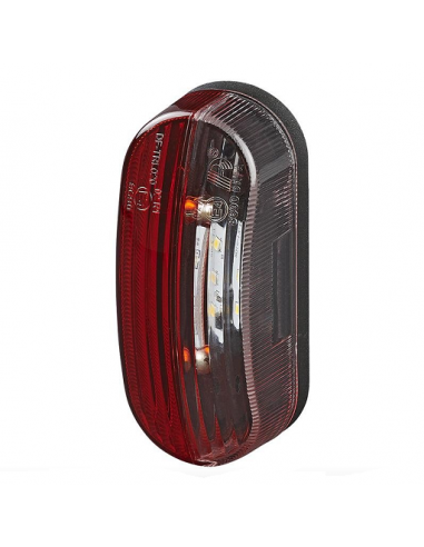 Luz de gálibo LED rojo / blanco derecha
