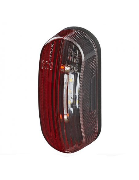 Right red/white LED clearance light