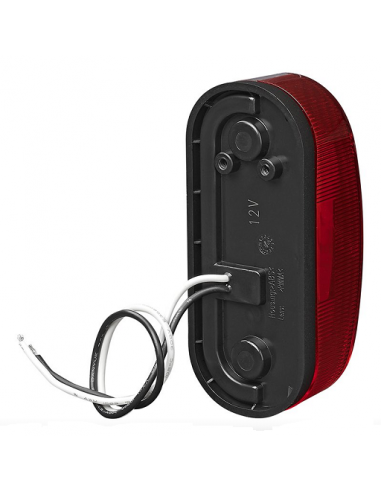 Right red/white LED clearance light