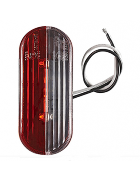 Right red/white LED clearance light