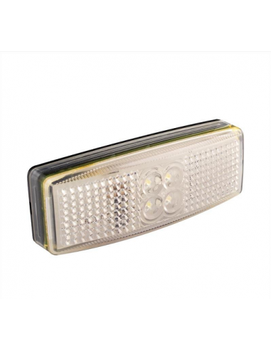 Luz blanca para posición frontal de 12/24V y LED de 110x40mm