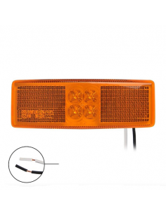 Luz amarela para posição lateral de 12/24V e LED de 110x40mm