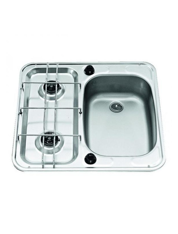 Built-in gas hob kitchen with sink Dometic Smev