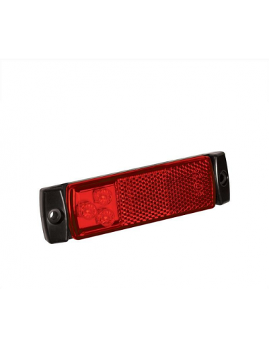 Luz roja para posición trasera de 12/24V y led de 126x30mm