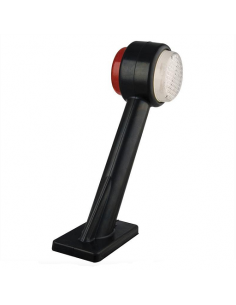 Luz de gálibo acodado rojo/blanco derecho Pro Plus