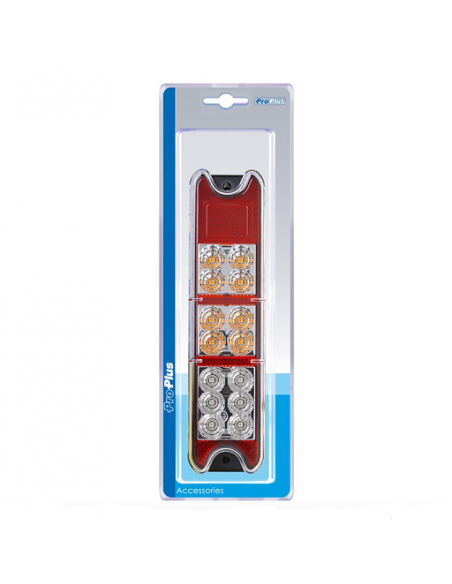 4-Funktions-Rücklicht 192x51mm 18LED